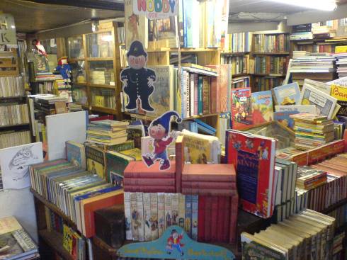 Selection of Books inside the shop